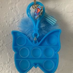 Blue Butterfly Pop it with pompom